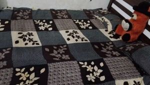 Double Bedsheet With 2 Pillow Covers