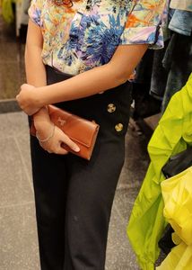 Floral Print Sheer Blouse