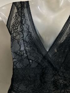 Black Lace V-Neck Camisole
