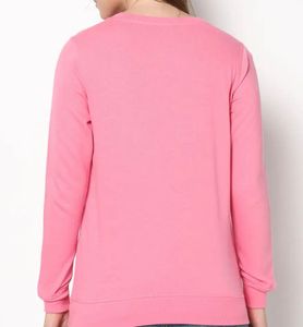 Chic Pink Graphic Sweatshirt