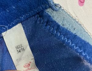 Vibrant Blue Lace Bra