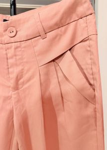 Peach Casual Trousers