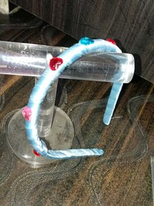 Cute Blue Embellished Headband