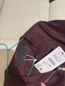 ZARA Chic Peplum Suede Jacket