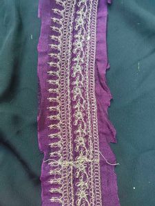 Embroidered Border lace