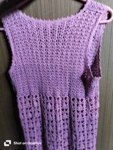 Knitted Lavender Dress