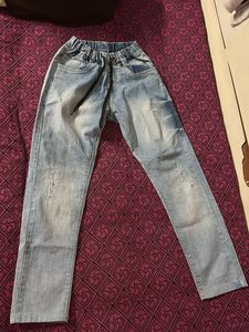 Light Wash Distressed Jeans