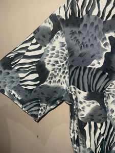 Grey Animal Print T-Shirt