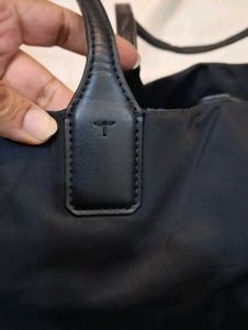 Tory Burch Black Nylon Tote Bag