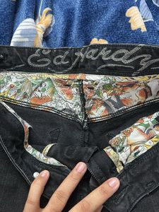 Ed Hardy Black Jeans
