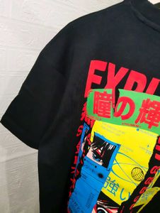 PULL&amp;BEAR GRAPHIC PRINTED OVERSIZE TEE 🔥🔥