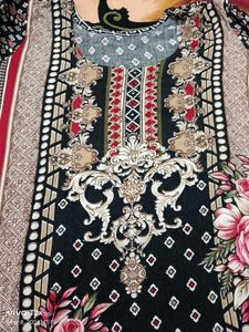 Designer Floral Print Kurta