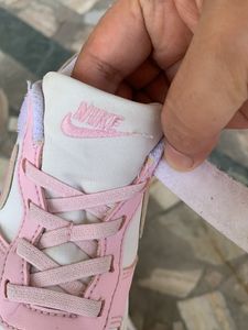 Nike Pink &amp; White Sneakers