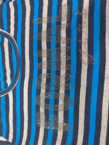 Blue Stripped T Shirt