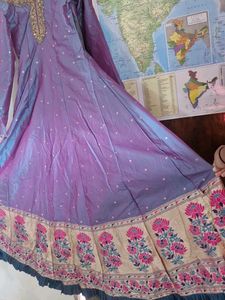 Beautiful Purple Long Gown