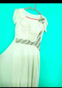 Vintage Cream Maxi Dress
