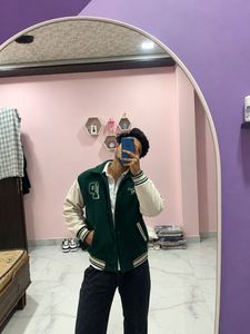 collor varsity jacket