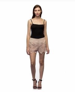 Stylish Lace Trim Shorts
