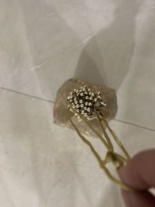 Elegant Gold Brocade Potli Bag
