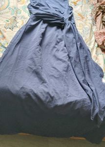 Chic Sleeveless Navy Blue Dress
