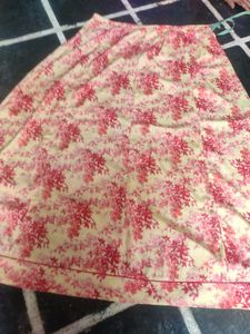 Peach Cotton lehenga choli