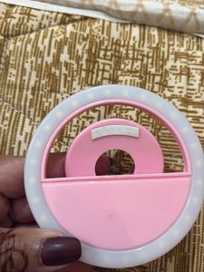 Portable LED Ring Light for Selfies