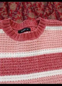 Cozy Striped Knit Sweater