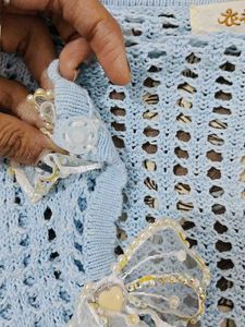 Crochet Knit Cardigan