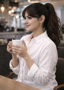 Classic White Button-Up Shirt