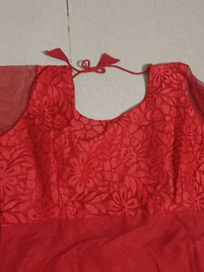 Red Ethnic Shuit Set