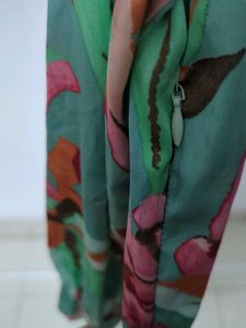 Zara Green Floral Dress