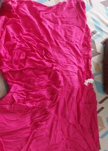 Vibrant Pink churidars pure silk