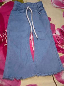 Girls' Light Wash Bell Bottom Jeans 1-2 years