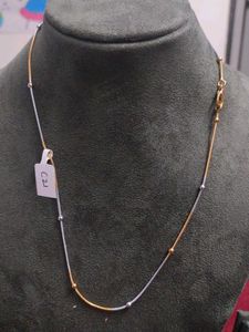 Elegant Two-Tone beads Chain