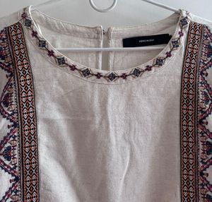 Vero Moda - Embroidered Boho Top