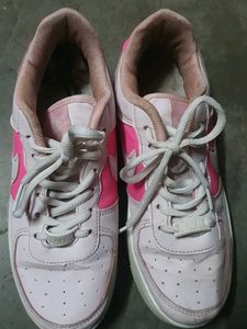 Nike Air Force 1 Pink Sneakers UK5 Original