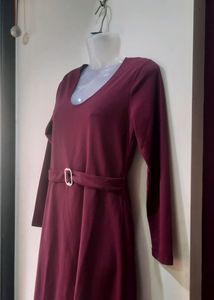 Maroon Dress