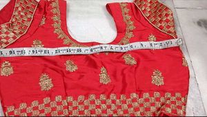 Stunning Red Embroidered Lehenga Choli