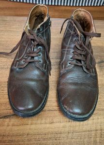 Men's Brown Leather Casual Shoes