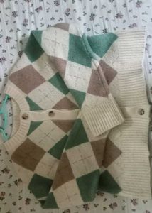 Argyle warm Cardigan