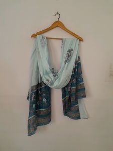 Blue Printed Kurta Set (Women's)
