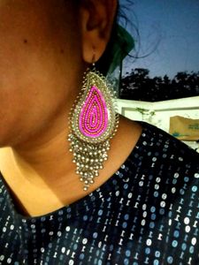 Bohemian Beaded Dangle Earrings
