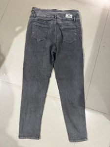 Waist Jeans- Grey