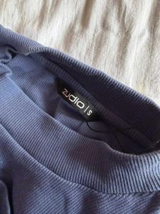 Blue basic dress
