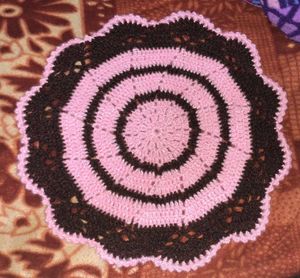 Handmade Crochet Doilies Set