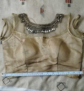 Elegant gold colour blouse 🥻