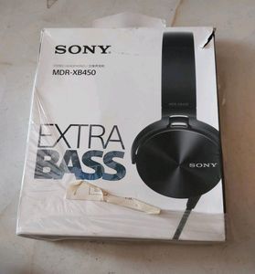 New Sony Mdr Xb450 Headphone Wired Without Mic