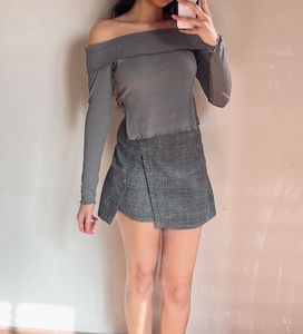 Chic Plaid Skort