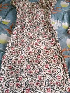 Floral Print Kurta with Pants Set