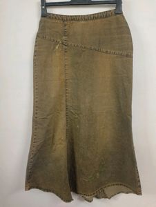 Denim Long Skirt